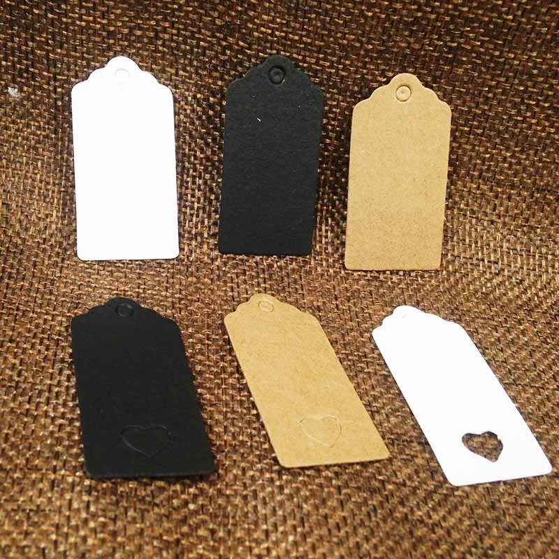 100 X ''подвесная бирка сделай сам ручной работы высечка в форме сердца шт. 300