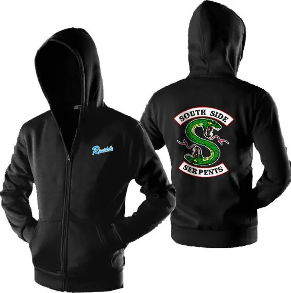 

River Valley town riverdale street Men Women zipper hooded sweater pullover jacket