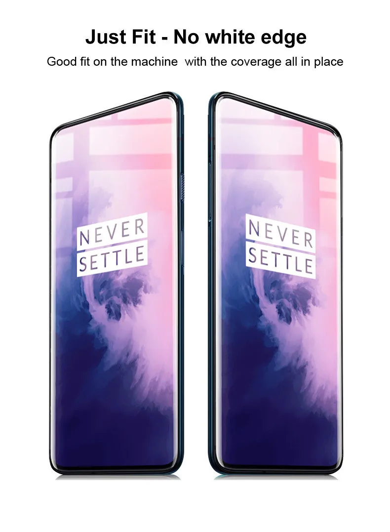 IMAK OnePlus 7 Pro Screen Protector 3D Curved Full Coverage Tempered Glass for OnePlus 7 Pro Protective Glass
