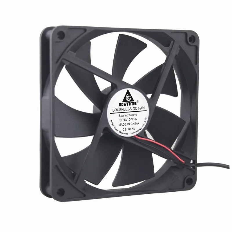 Gdstime 1 шт. DC 5V 14025s USB питание 140x140x25 мм процессор компьютер чехол охлаждающий
