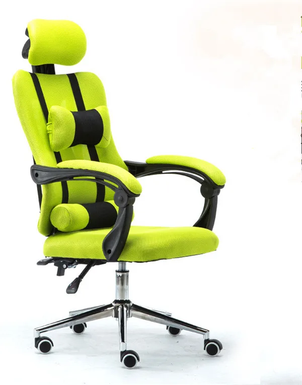 Green Color Гоночное офисное кресло эргономичное кресло с высокой спинкой компьютерное кресло офисная мебель игровое кресло эргономичный дизайн гоночное кресло - Цвет: Green Color