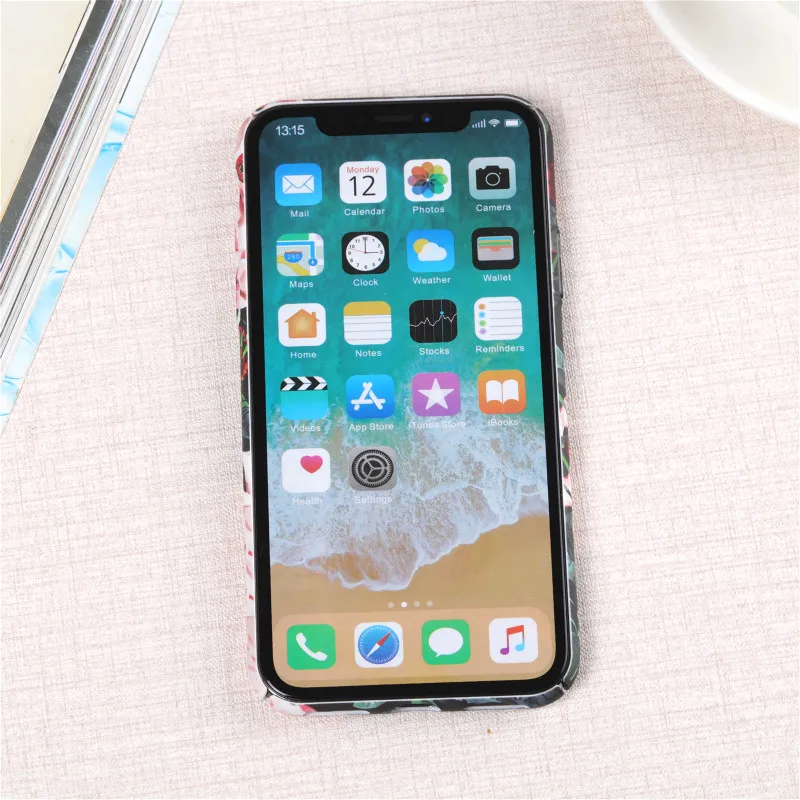 Винтаж цветочный цветения сливы Жесткий Пластик задняя крышка для iphone 7 plus чехол