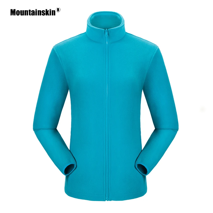 Mountainskin Men Women's Outdoor 2 pieces Jacket Autumn Winter Camping Hiking Fleece Windbreaker Suit Hooded Thick Jackets VA448 | Спорт и