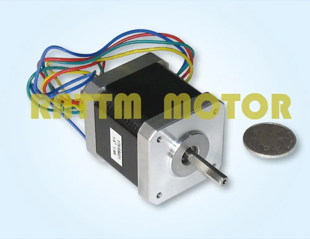 4 свинец NEMA17 шаговый двигатель 48 мм/1.8A 78 oz in & драйвер с CW5045 256 microstep и 4.5A ток для