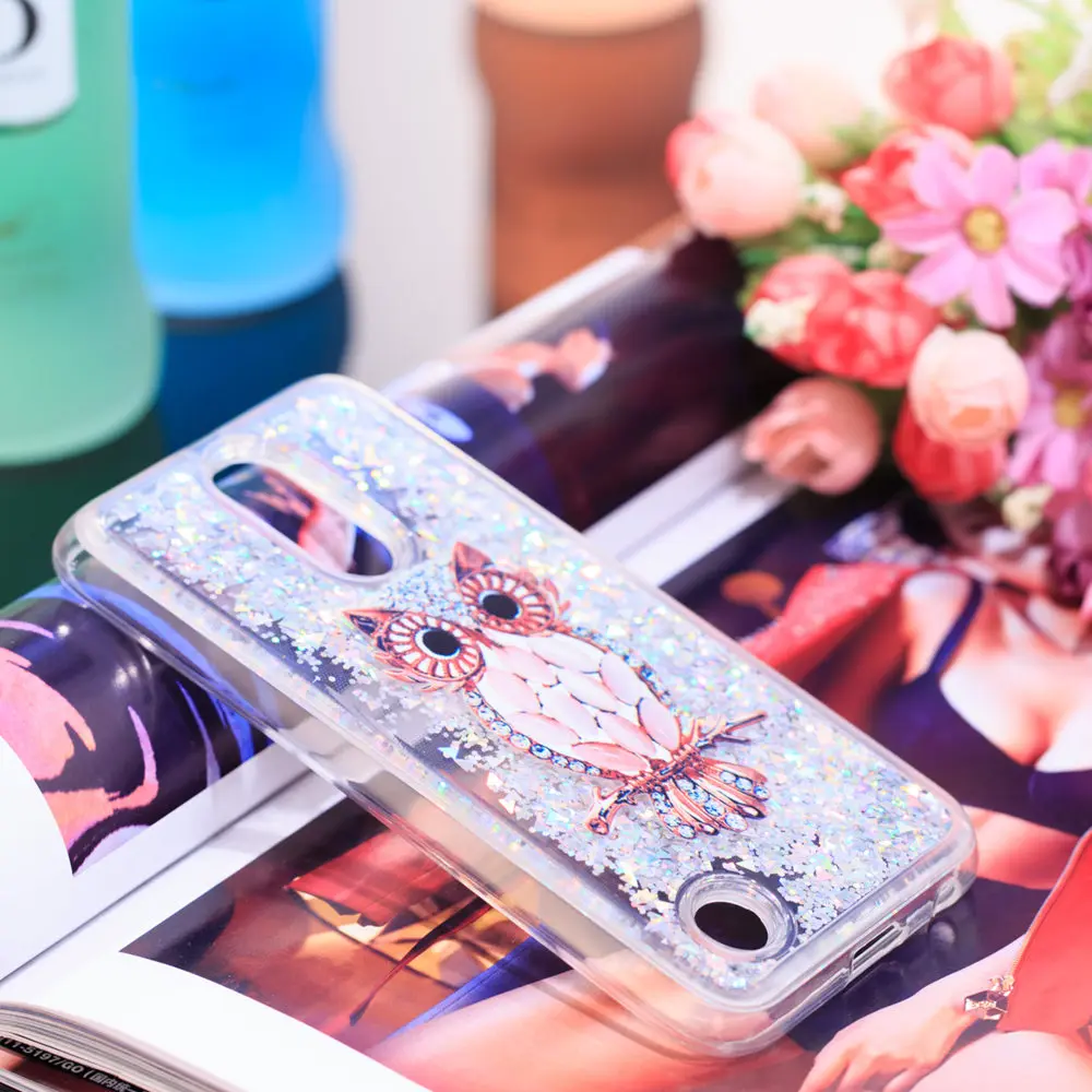 Quicksand Case For LG K10 2017 Dynamic Liquid Glitter Stars Phone Cover Shell Coque Capa LGK10 LGM250 LG-M250 M250Y M250DS M250 |