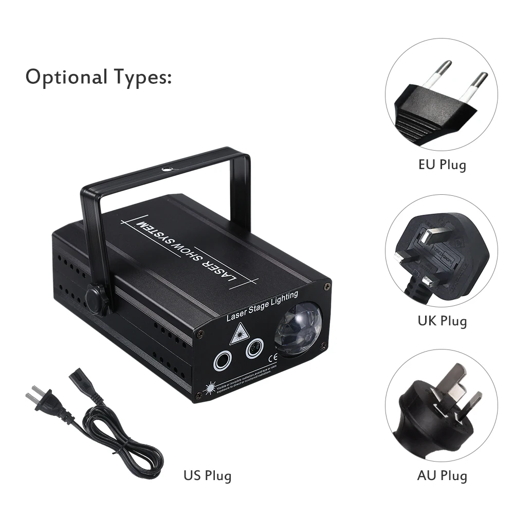 Диско светильник светодиодный для вечевечерние 20 Вт звуковая активация|Эффект