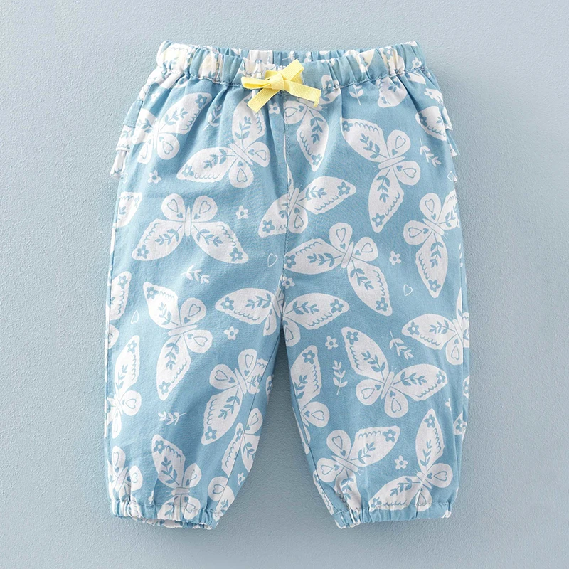 Little maven/2017 г. Осенняя одежда для маленьких девочек Хлопковые Штаны на завязках