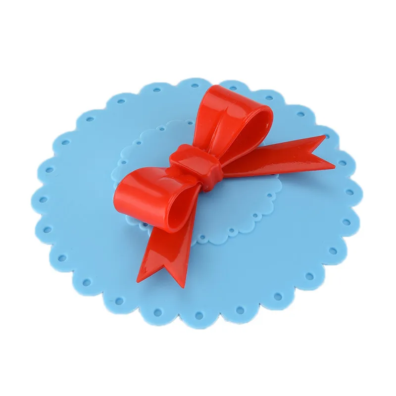 1 шт. Милая Кружевная Пылезащитная многоразовая чашка с бантом силиконовая