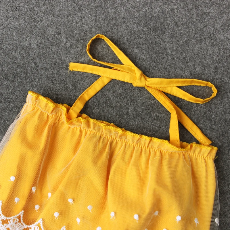 Высокое качество 2018 принцесса девочка белый кружевной тюль боди комбинезон