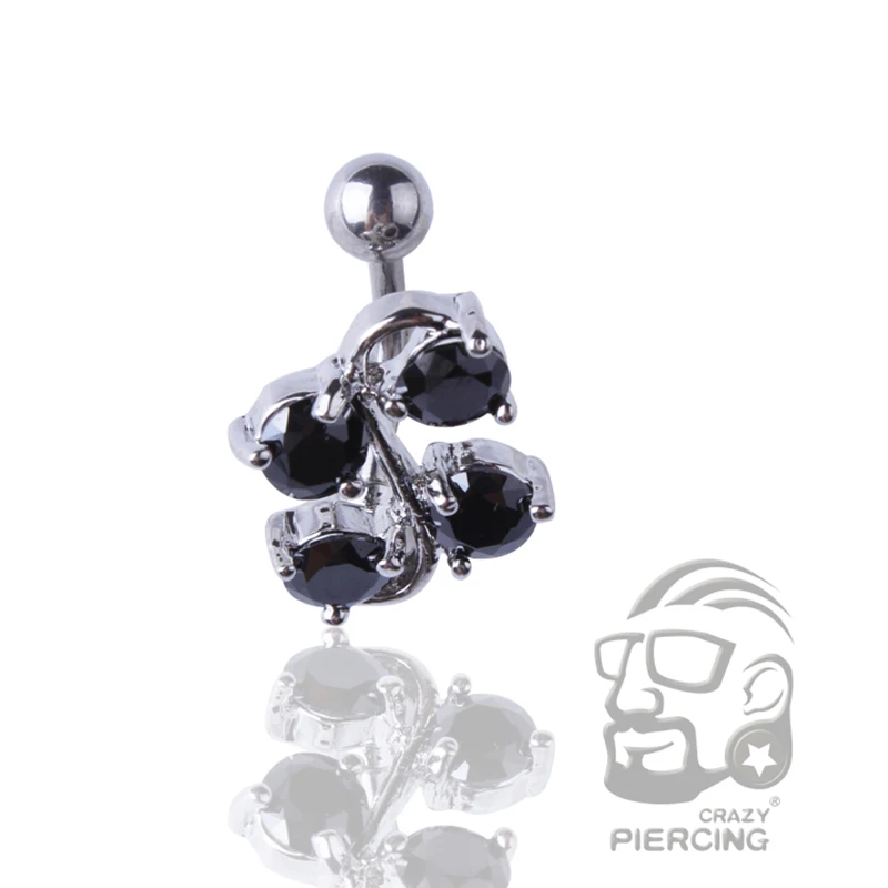 New Fashion Body Piercings Jewelery Grape Belly Nose Rings Sexy Bar Navel Perfumes Fine Jewelry | Украшения и аксессуары