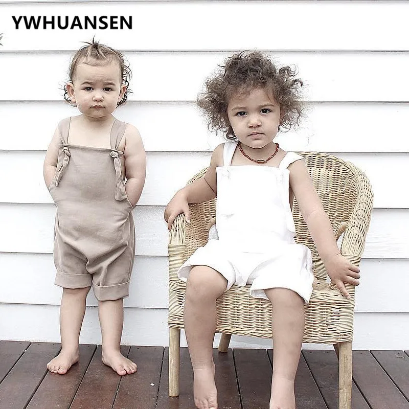 Детский комбинезон YWHUANSEN на бретельках для мальчиков и девочек лето