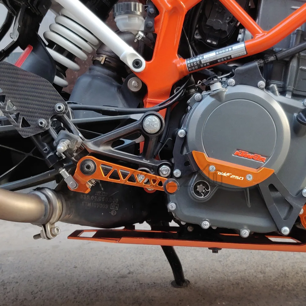 2019 New Orange Motorcycle Engine Cover Guard Protector CNC Aluminum Accessories Black for KTM Duke 250 2017 2018 | Автомобили и