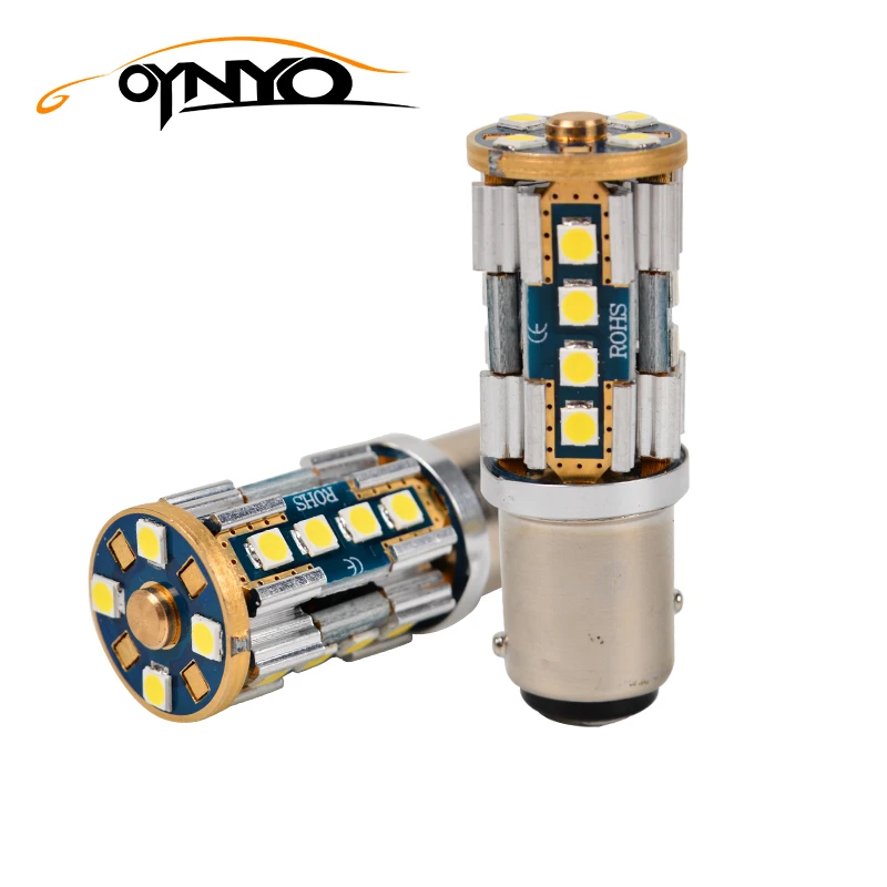 Oynyo 2 шт. Автомобильный светодиодный светильник лампы 1157 20SMD 3030 авто поворотный