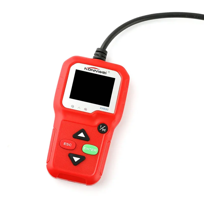 Новейший OBD 2 ODB 2 Автосканер KONNWEI KW680 с поддержкой нескольких языков все функции OBD2 автоматический диагностический сканер для автомобиля