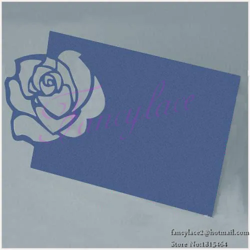 50 шт. Горячая Распродажа Новая лазерная резка полые бумаги Роза ремесла Имя Место