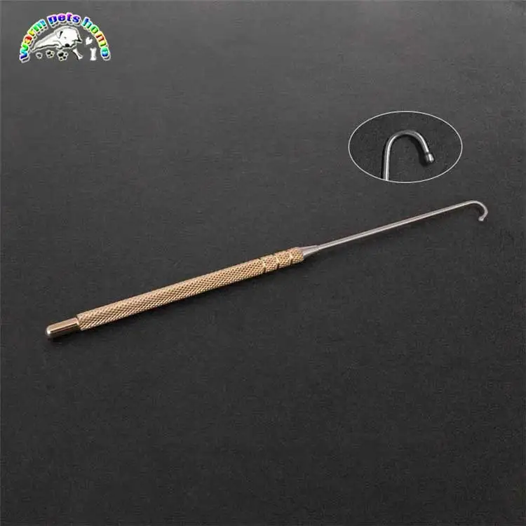 Ball head Spay Snook крючок для удаления яичников для животных ветеринарный крючок Snook Ovariectomy крюк для собак кошек ветеринарные инструменты - Цвет: Ball head
