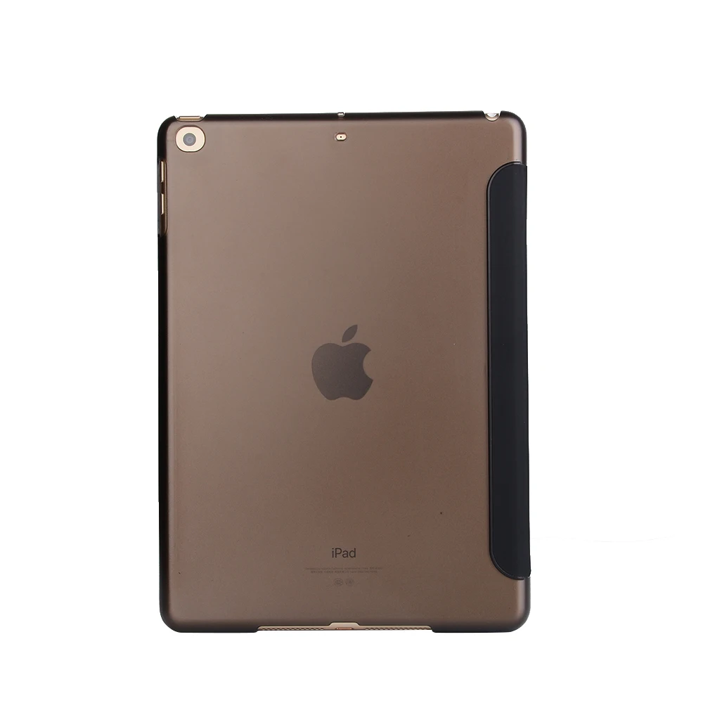 Ультратонкий Мягкий кожаный защитный чехол-книжка с подставкой прозрачный