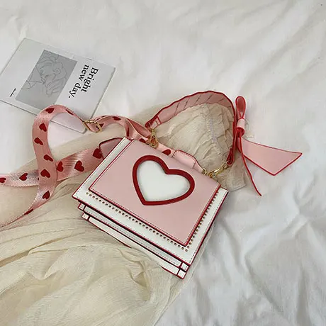 Pink Роскошная сумка, модная новинка, высокое качество, из искусственной кожи, женская дизайнерская сумка, милая девушка, бант, сумка через плечо, сумка-мессенджер - Цвет: Pink