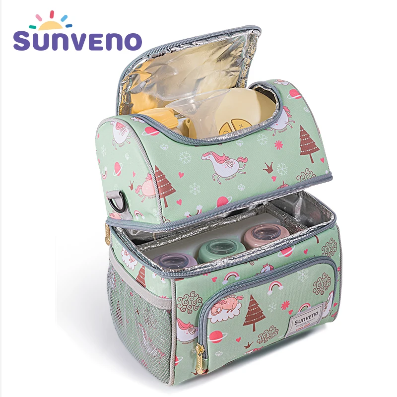 

Sunveno New Animal Insulation Bags Baby Milk Bottle Waterproof Thermos Bag Unicorn Pattern Thermal Bag for Baby Food Lunch Bag