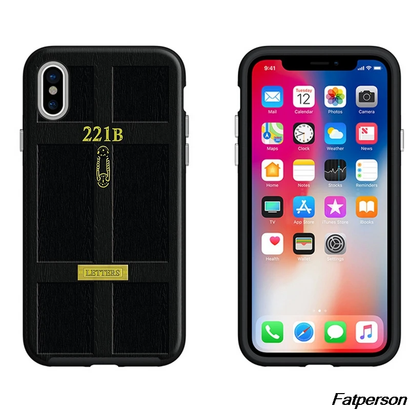 Шерлок Холмс для Samsung s8 s9plus S6 S7 Edge черный мягкий силиконовый чехол Apple iPhone X10 5s 6 s 7