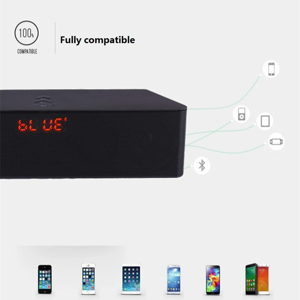 Parlantes con Bluetooth Динамик музыкальный центр Портативный hoparlor Колонка AUX kalonki полный