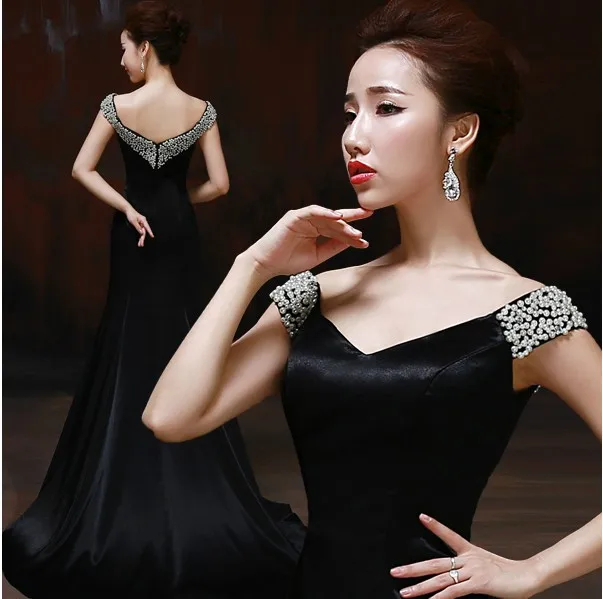

Free shipping Prom Party gowns Long Evening dresses Robe de soiree vestido de casamento longo com renda TK375