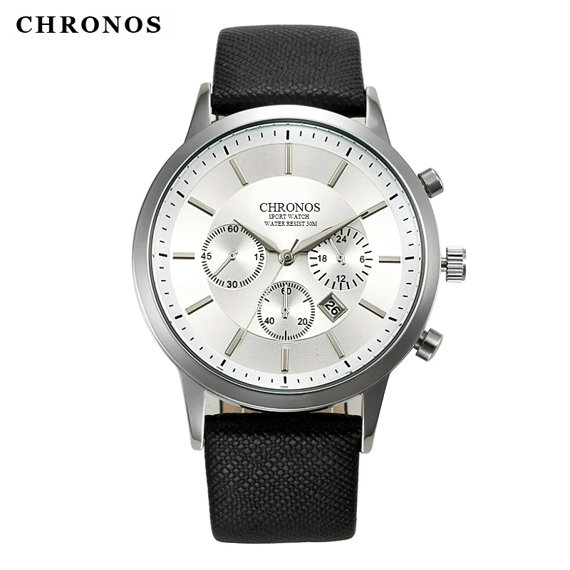 

Quartz Watch For Men Fashion Brand Outdoor Sport Life Waterproof Time Military Sports Watches Climbing Leather Clock Relogio