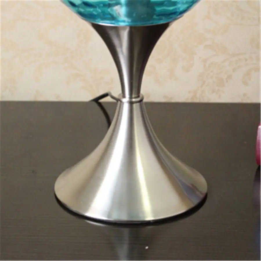 creative Blue Magic Ball table lamp Fantasy Kids Room bedside home decor makeup light fixture girl bedroom decoration | Освещение