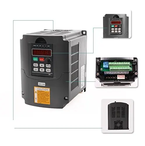800 Вт AC мотор шпинделя Наборы 0.8KW 4 подшипниками с водяным охлаждением + 1.5KW 220V