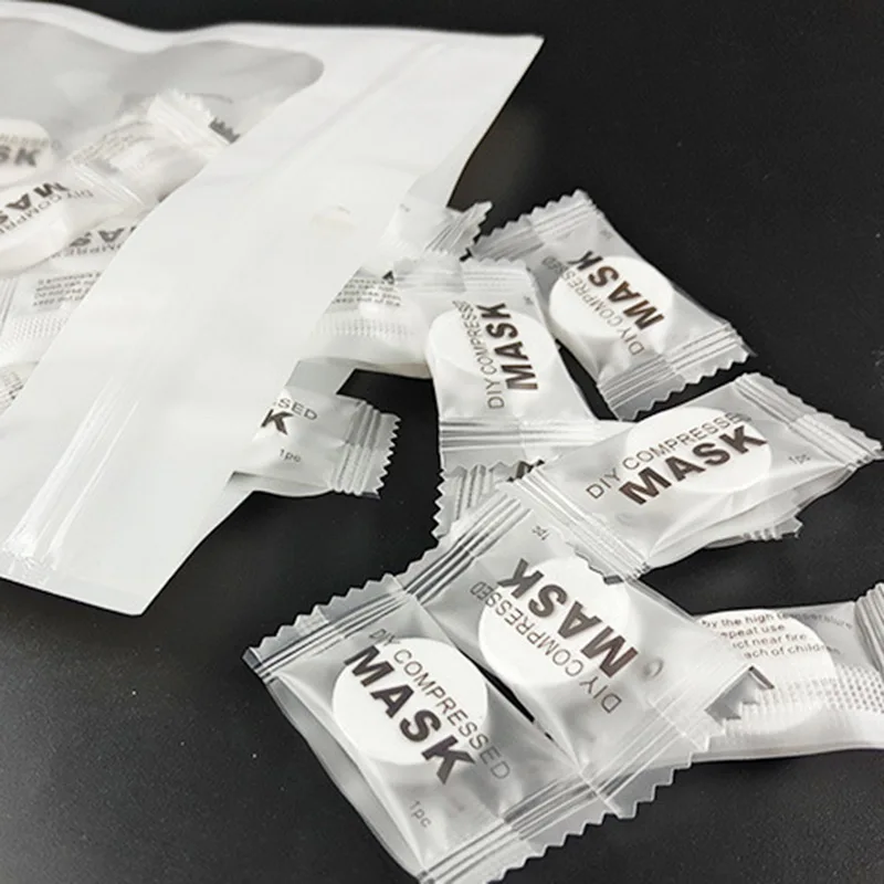 Компрессионная маска для лица Нетканая ткань 1 шт. профессиональная ухода за