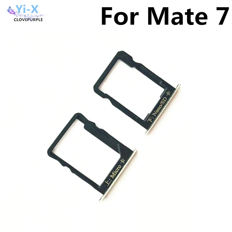 

Лоток для sim-карт для Huawei Mate 7, держатель для карт Micro SD, детали адаптера