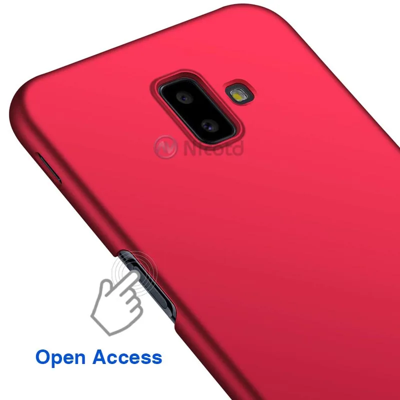 Крышка чехол для samsung Galaxy J6 J8 J4 J7 роскошный жесткий матовый чехол для телефона чехол для samsung j3 J5 J7 j2Core