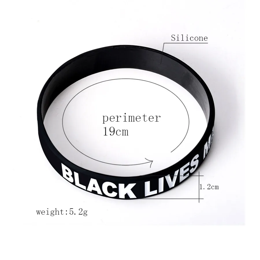 Черный живет материя браслет и браслеты для Для мужчин женский силиконовой