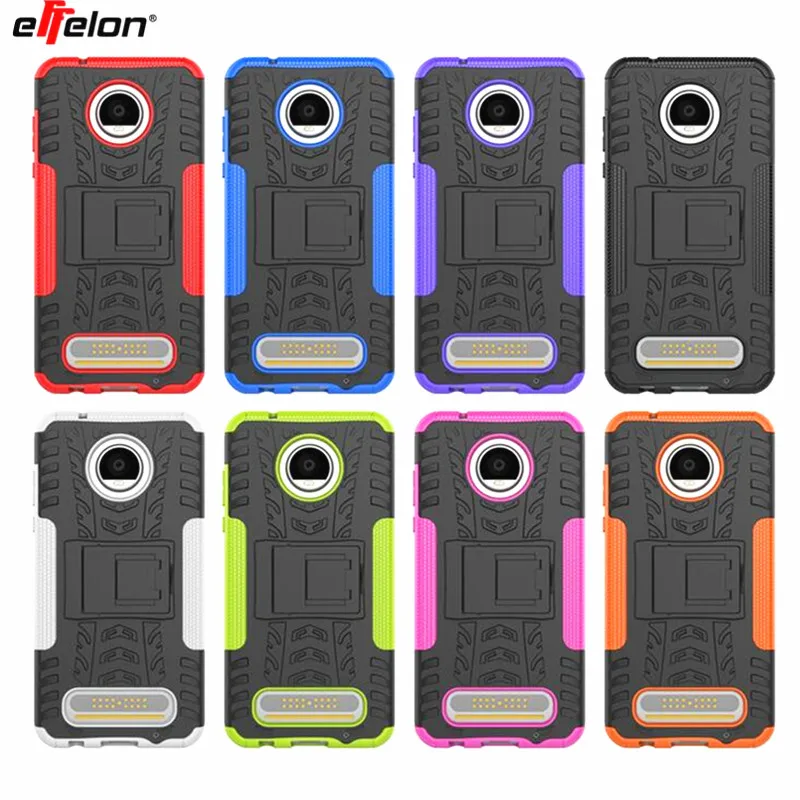 For Motorola Moto Z2 Play Case 5.5&quot Hybrid TPU Silicone + Hard Phone Protective Back Cover | Мобильные телефоны и