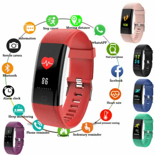 

Смарт-часы унисекс с Bluetooth, пульсометром и тонометром