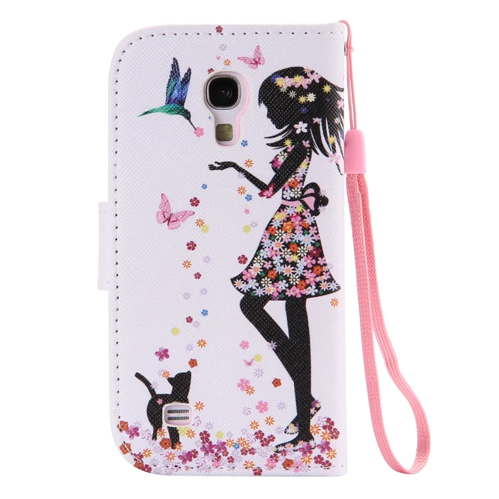 Чехол для телефона Samsung Galaxy S4 mini чехол S4mini i9190 9190 фото + держатель карт|case for samsung