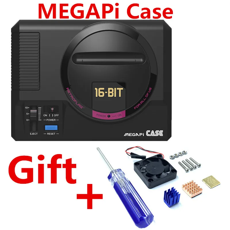 Retroflag MEGAPi чехол/игровой контроллер функциональная кнопка для Raspberry Pi 3 B Plus(3B+)/3B/2B