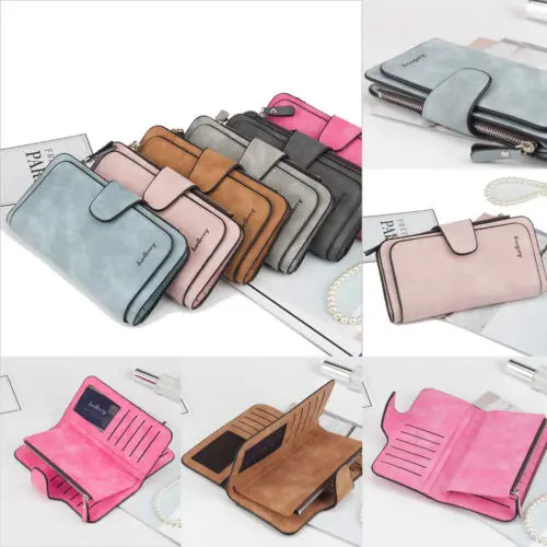 Women Clutch Leather Wallet Long Card Holder Phone Bag Case Purse lady Handbags | Багаж и сумки