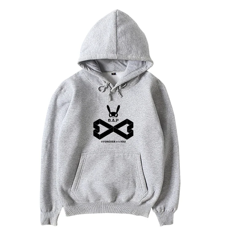 Kpop bap концерт forever with you same printing fashion унисекс толстовки b.a.p пуловеры фанатов