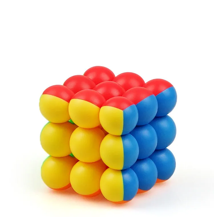 Магические кубы 3x3x3 6 см профессиональные шарики волшебные кубики вращающиеся