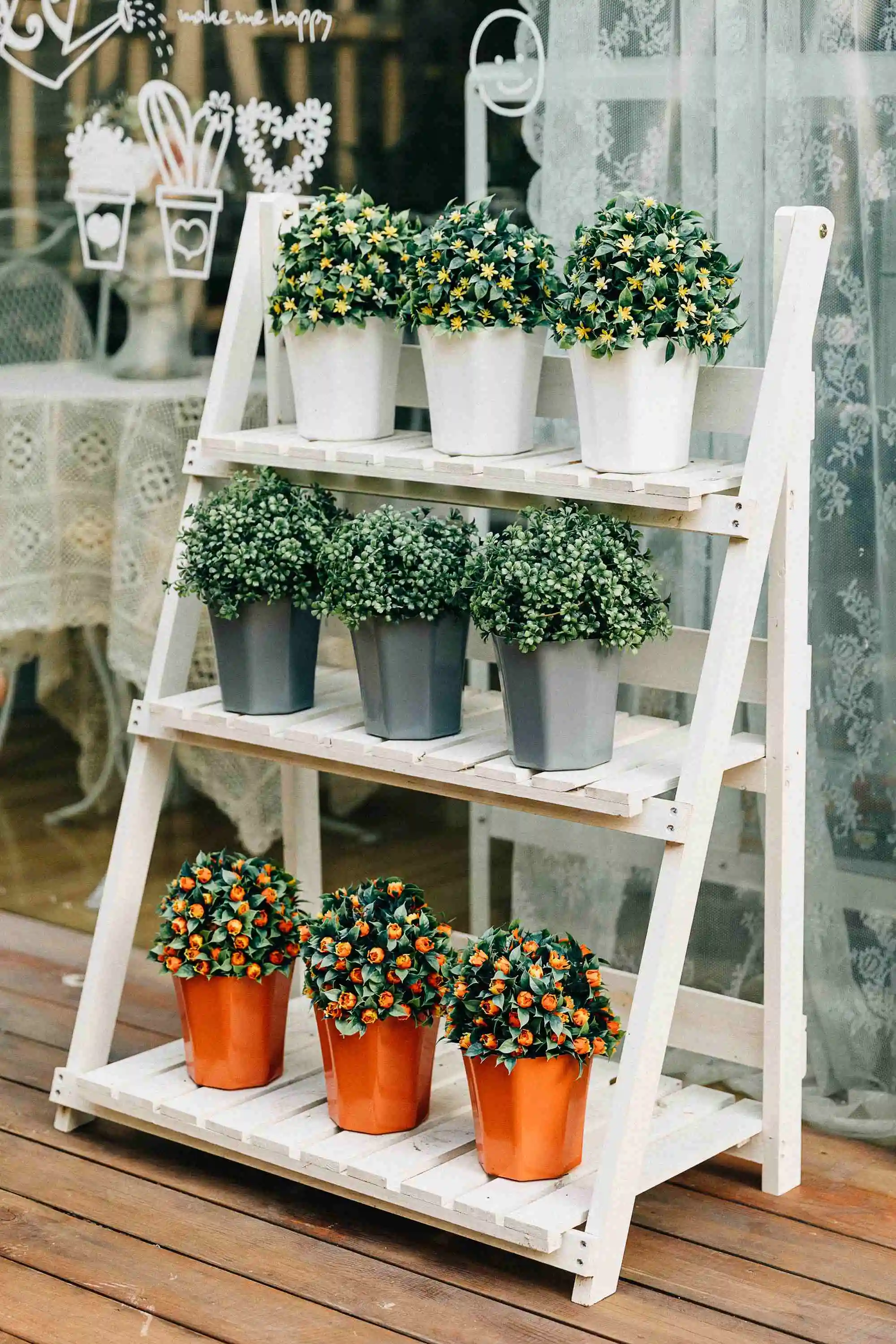 6 шт пластиковый самостоятельный цветочный горшок с системой полива 5