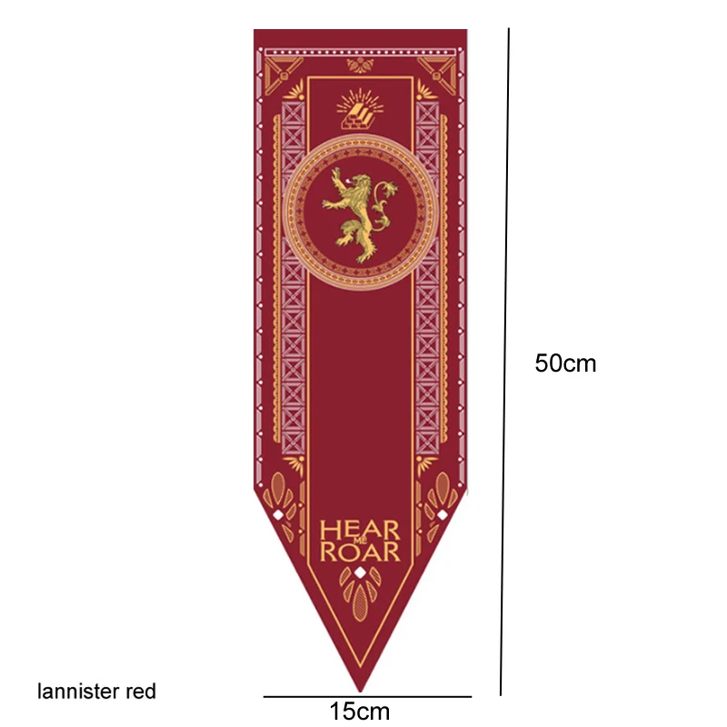 lannister red Домашний декор Игра престолов баннер флаг Старк Тулли Мартелл волк Дракон полиэстер престолов баннер игры украшения Болтон флаг - Цвет: lannister red