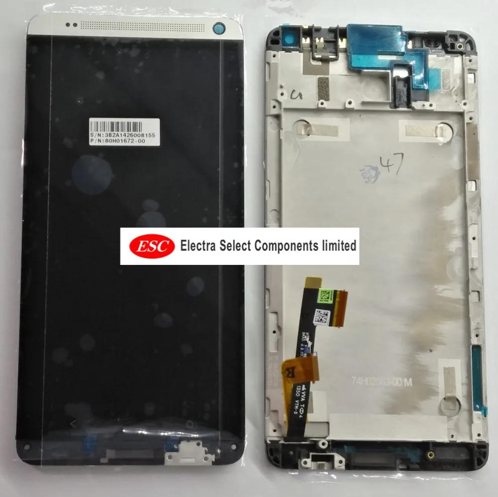 Для 5 9 &quotHTC One Max ЖК экран + сенсорный дигитайзер в сборе для HTC дисплей с рамкой