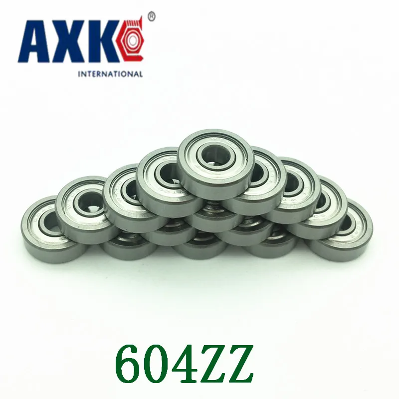 Axk 2021 604zz 604 подшипник Abec 5 20 штук 4x12x4 мм миниатюрный 604z упорные шариковые