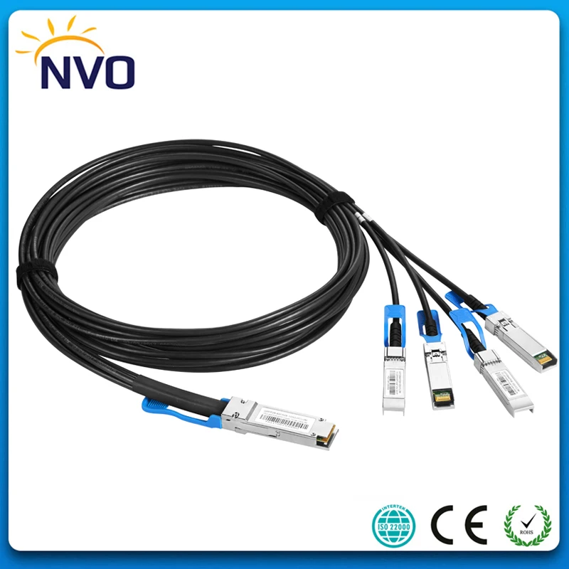 100 г QSFP28 медный кабель прямого подключения 4SFP 100G CU2M 30AWG 2 м Пассивный Twinax DAC|twinax