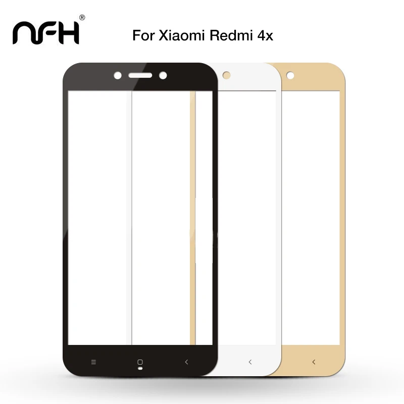 NFH Черное золото для Xiaomi Redmi 4X полное покрытие HD Премиум Закаленное стекло пленка