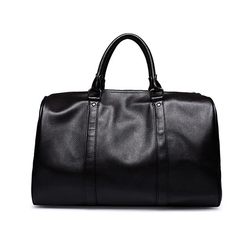 Scione Mens Leather Handbag Waterproof Travel Bags PU Shoulder Bag Large Capacity Duffle bolsa crossbody bolsas | Багаж и сумки