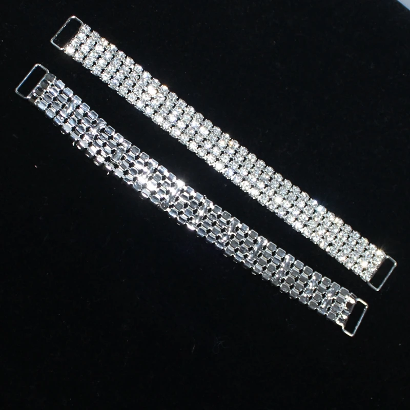 10 шт./лот купальник с соединителем бикини со стразами однотонная Пряжка класс A