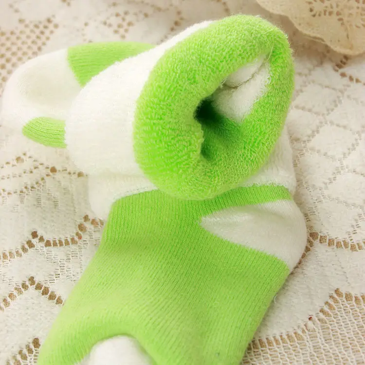 На возраст от 0 до 2 лет Детские носки из хлопка однотонноные цвета на весну и