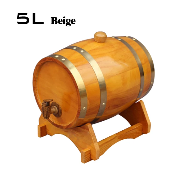 5L Дубовые бочки красное винный бочонок мочевого пузыря бар гостиничные
